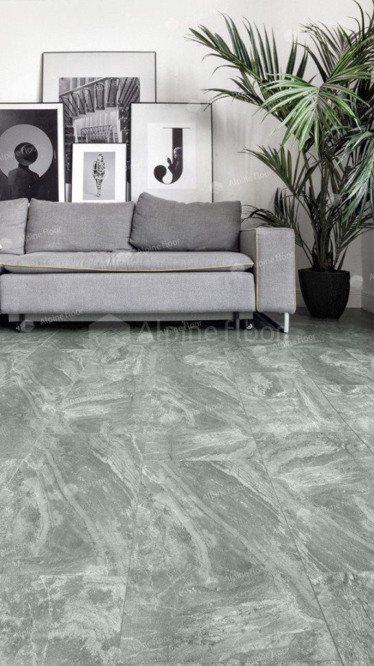 Виниловая плитка "Alpine Floor" Light Stone Хэмпшир (608*303*2,5 мм) — купить в Новокузнецке
