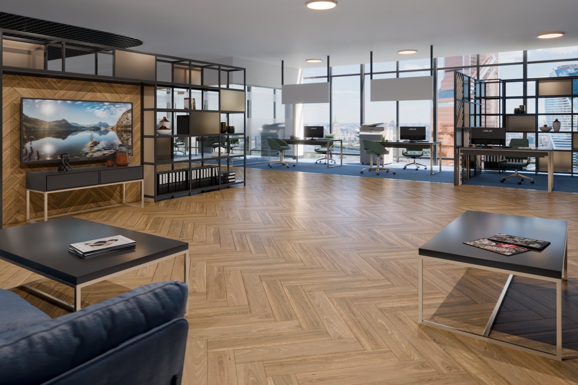 Инженерный паркет «Damy Floor» Натуральный (укладка елочкой) — купить в Новокузнецке