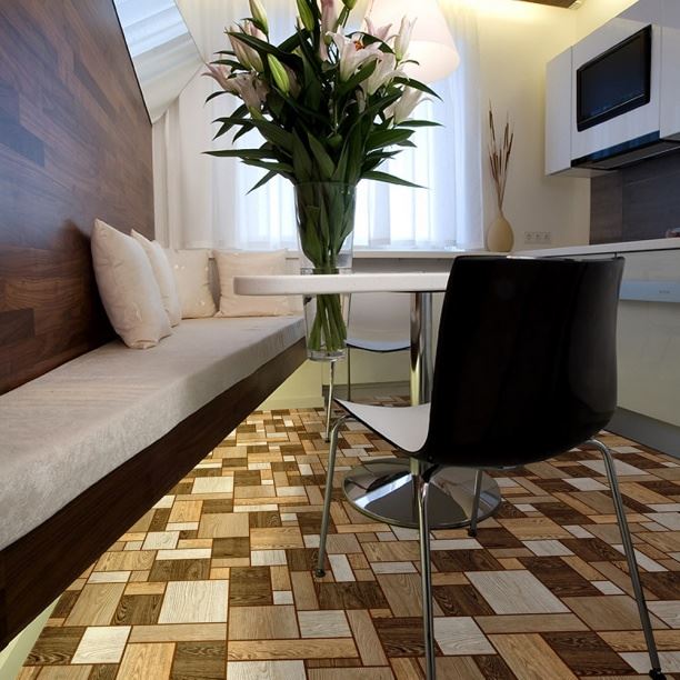 Линолеум бытовой "Комитекс" Печора Тетрис 862 (3,5м) — купить в Новокузнецке