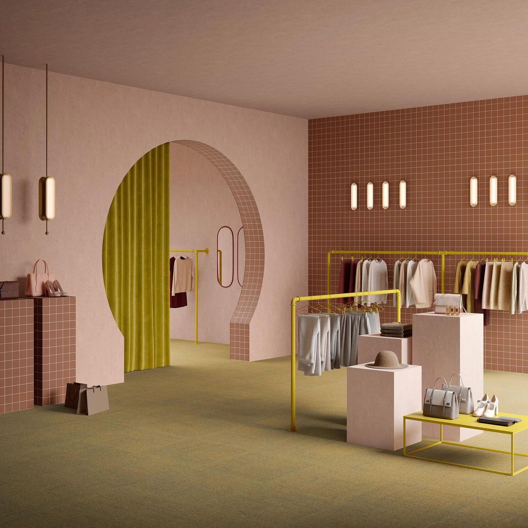 Ковровая плитка Mantra Tile 89 (500*500*6 мм) — купить в Новокузнецке